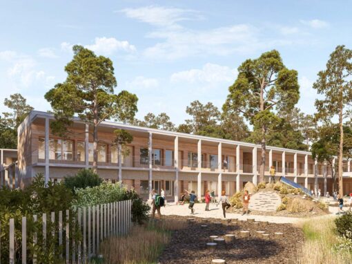 Aménagements paysagers et construction du groupe scolaire de Roquefort-la-Bédoule